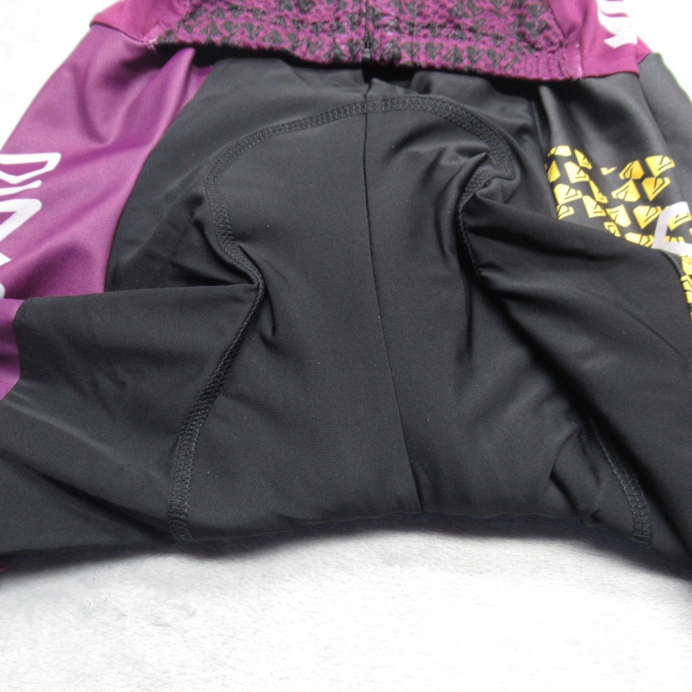 Craft Cycling Triathlon Suit Jersey Womens Small Purple Diamond Padded Full Zip - Picture 8 of 15